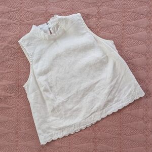 Garnet Hill Sleeveless Linen Top